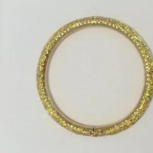 Element Shine Jewelry 8k Solid Real Yellow Gold Engraved